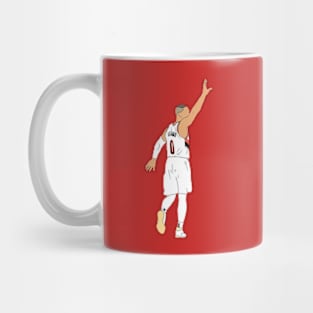 Damian Lillard Waves Goodbye Mug